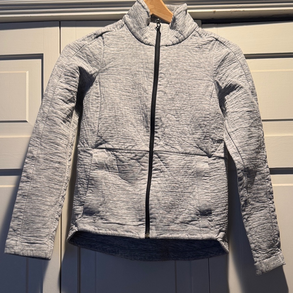 Lululemon Going Places Gray Jacket with Zipper